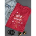thumbnail image 3 of Christmas Frogtown Hollow Waterville Sign Women's T-shirt, 3 of 3