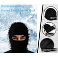 thumbnail image 7 of Balaclava Distressed Knitted Full Face Ski Mask Winter Windproof Neck Warmer for Men Women One Size Fits All, 7 of 7