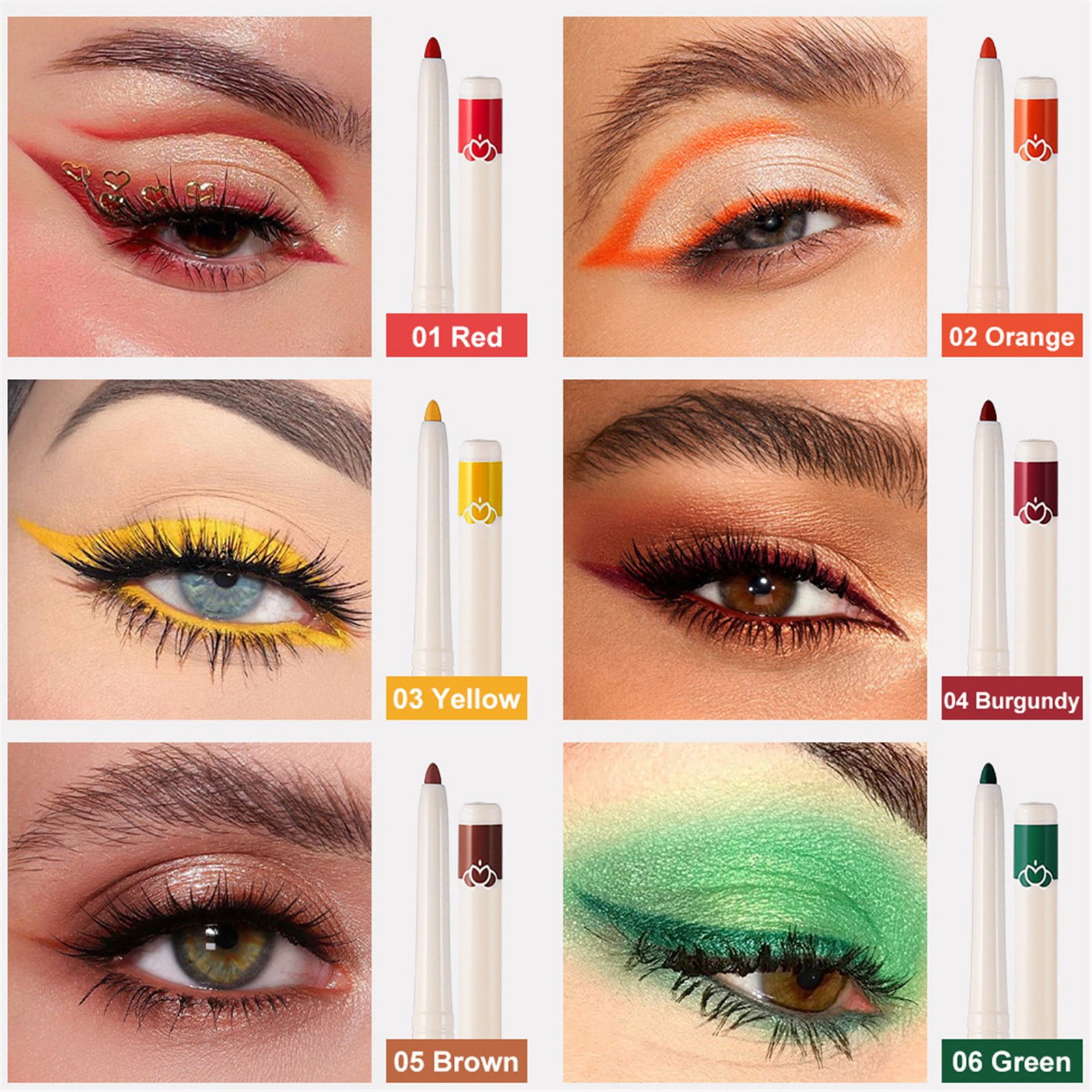 Lip Liner Pencil Denounce Makeup Stay Awake Eye Patch Eye Stick Cat Eye Makeup Stencil Highlight Pen Makeup Eye Pencil Eye Highlighter Stick Eye Opener Geller Makeup Color Run