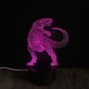 thumbnail image 3 of Lámpara de mesa táctil USB con diseño de dinosaurio 3D con luz nocturna y base negra, 3 of 5