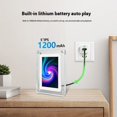 thumbnail image 6 of ROZYARD Digital Picture Frame With Rechargeable Battery Automatic Rotation Function, 6 of 8