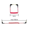 thumbnail image 4 of for DJI Mic Camera Audio Cable 3.5mm TRS, for DJI Mic 2 / Rode Wireless GO II/ME/PRO Microphone Dual 3.5mm TRS Male Coiled Right Angle Audio Cord Adapter$$Music, 4 of 8