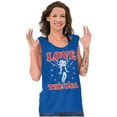 thumbnail image 4 of Betty Boop Cartoon Love The USA Women Plus Size Tank Top Brisco Brands 2X, 4 of 5