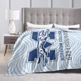 thumbnail image 4 of Moravian College Moravian University Logo Fleece Blanket, Very Soft Microfiber Flannel Blanket for Couch Warm and Cozy for All Seasons, 4 of 6