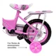thumbnail image 4 of Bicicleta Infantil Rosa R12 Con Cansta y Ruedas Entrenadoras 2-4 Años, 4 of 6