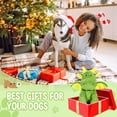 thumbnail image 7 of URRU Dog Toys Squeaky, Interactive Plush Dog Toy with Squeaker and Crinkle Paper, Suitable for Reducing Boredom and Anxiety, Cute Pet Toy for Small and Middle Dogs(Green), 7 of 7