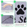 thumbnail image 4 of Pet Toy Storage Bin Dog and Cat Accessory Felt Basket Chest Organizer Container, 4 of 5