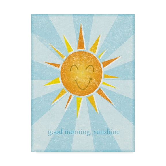 Trademark Fine Art 'Sunshine' Canvas Art by John W. Golden