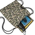 thumbnail image 4 of 13.5 x 16.5 Inch Waterproof Drawstring Backpack with Shoe Compartment – Lightweight Dry Wet Separation Gym Bag for Men Women & Teens, 4 of 5
