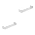 thumbnail image 1 of Scienceny Floating Wall Shelves White U Shaped Organizer Display for 47cm Bathroom Tipo 1 2Conjunto, 1 of 1