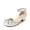 SILVER, variant on DREAM PAIRS Girls Closed Toe Dress Shoes Low Heel Ankle Strap Pumps for Toddler/Little/Big Kids Party Wedding & Princess Style