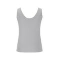 thumbnail image 5 of Lenpel Women's Tank Tops Fashion Summer Casual Scoop Neck Sleeveless Ribbed Knit Shirts Lightweight Sweater Vests, 5 of 7
