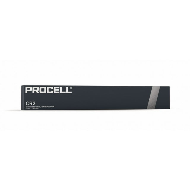 Procell - Piles au Lithium Haute Puissance CR2, pour Appareils Professionnels, Lot de 12