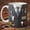 Black, variant on Personalized Dad Mug with Name, Custom Dad Coffee Mug, Father's Day Gift for Dad, Handy Dad Tool Mug, Gift for Him Cup