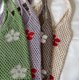 thumbnail image 4 of s style2 Bolso de mano para mujer Bolso de hombro de verano con recorte de malla de punto floral, 4 of 5