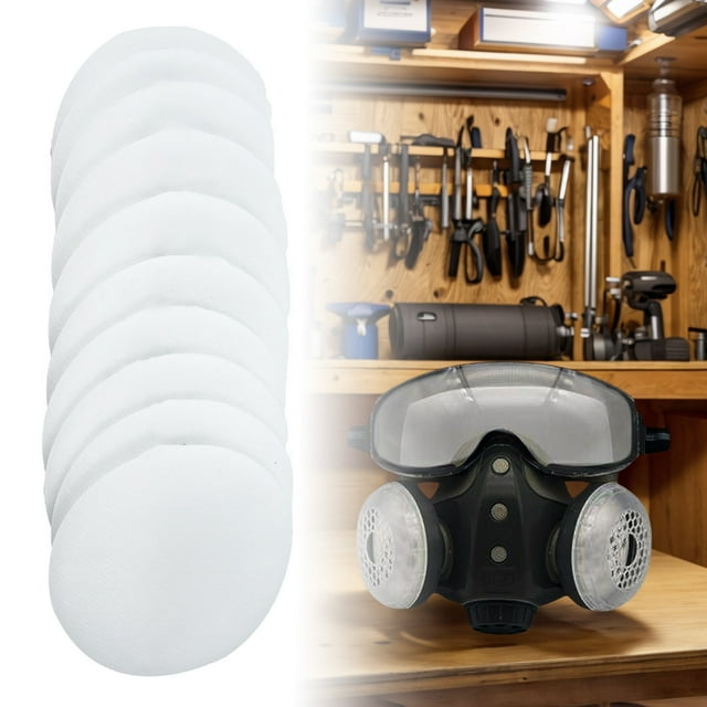 Accessoire de Filtre à Cartouche pour Usage Domestique - Composant de Filtration Rond de 8 cm de Diamètre avec Filtration en Polyester Durable pour Prévention et Remplacement