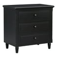 thumbnail image 4 of U_STYLE 28''painted Nightstand with 3 Drawers and Smooth Gliding Rails ,Simple Bedside Cabinet with Metal handle, Minimalist Sofa Side Table with rubber legs for Bedroom Sofa Couch Office, 4 of 9
