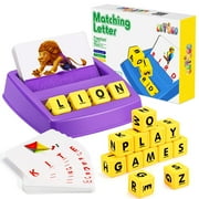 Educational Toys for 2 3 4 5 Years Old, Matching Letter Learning Games Activities, Preschool Educational for Kids 3 4 5 6 7 Gift for Toddler Kids Boys Girls