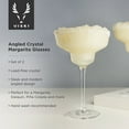 thumbnail image 3 of Viski Raye Crystal Margarita Glasses for Holiday Dinner Party 12oz Set of 2, 3 of 6