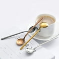 thumbnail image 2 of 8 Pcs Coffee Spoons Teaspoons 5.3-Inch Stainless Steel Espresso Spoons Frosted Handle for Coffee Ice Cream Sugar Dessert Cake Soup, 2 of 7
