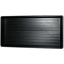 Jiffy TRAY Plastic Plant Tray, 11 x 22, Black