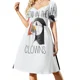 thumbnail image 2 of Enviar en los payasos ( Puffin) Vestido sin mangas vestidos de manga larga vestido de fiesta vestido de noche, 2 of 7