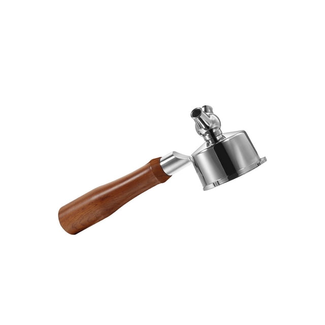 Wosthever Mango para máquina de café, portafiltro antideslizante de boca única, 51mm, herramienta para hacer polvo de tres orejas, accesorios de agarre Juegos de servir café y té tipo 6 Wosthever HA064522-06