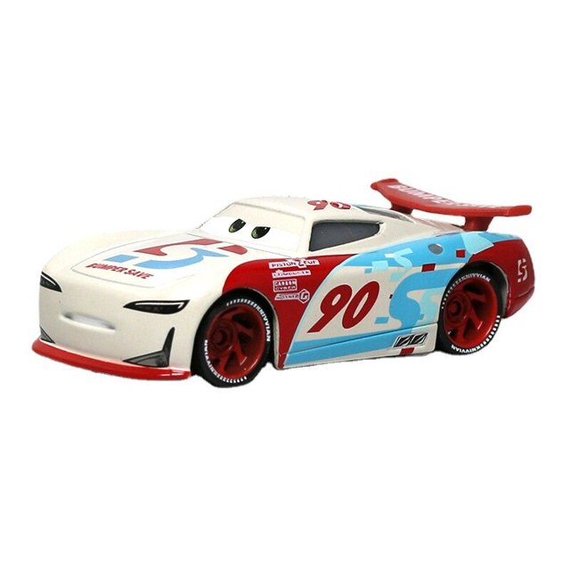 Disney-coche de carreras Pixar 3 para niños, juguete de aleación de Metal fundido a presión, Rayo McQueen, Mater, Raymond, Jackson, Storm, Ramirez, 1:55