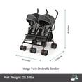 thumbnail image 4 of Dream On Me Volgo Twin Umbrella Stroller, Model #446, 4 of 9