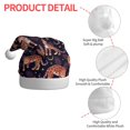 thumbnail image 4 of Fuzoiu Leopard Print Print Santa Hat Christmas Hat for Adults,Santa Hats with Pompom, Unisex Xmas Holiday Hat for Christmas New Year Festive Party Supplies, 4 of 6