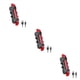 thumbnail image 3 of Luces traseras recargables Advancent para bicicleta lámpara trasera intermitente impermeable, 3 of 6