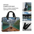 thumbnail image 4 of FORMRS 16" Laptop Bag Carrying Sleeve Case with Handle Travel Shoulder Briefcase, Lake, 4 of 8