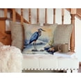 thumbnail image 3 of Blue Heron Throw Pillow 14 in x 14 in, 3 of 5