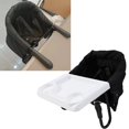 thumbnail image 1 of Silla Alta Plegable Con Gancho y Algura Ajustable, Bandeja Resistente, Fácil Plegado, Material de Tela Oxford, Cojines extraíbles y lavables, Silla de comedor para niñas, 1 of 7