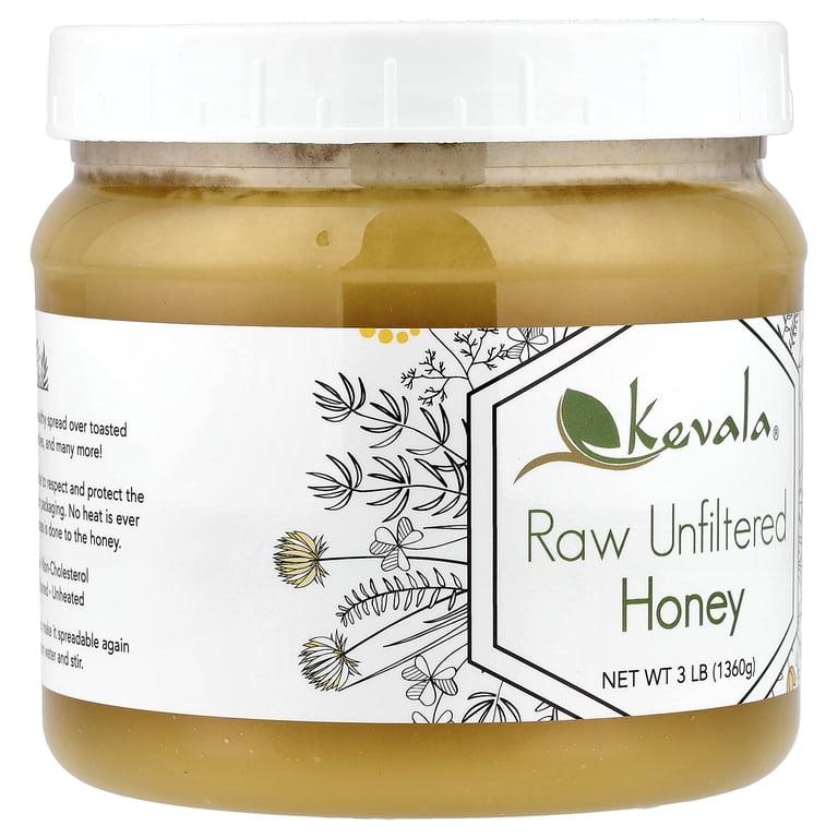 Kevala Raw Unfiltered Honey, 3 lb (1,360 g) - Walmart.com