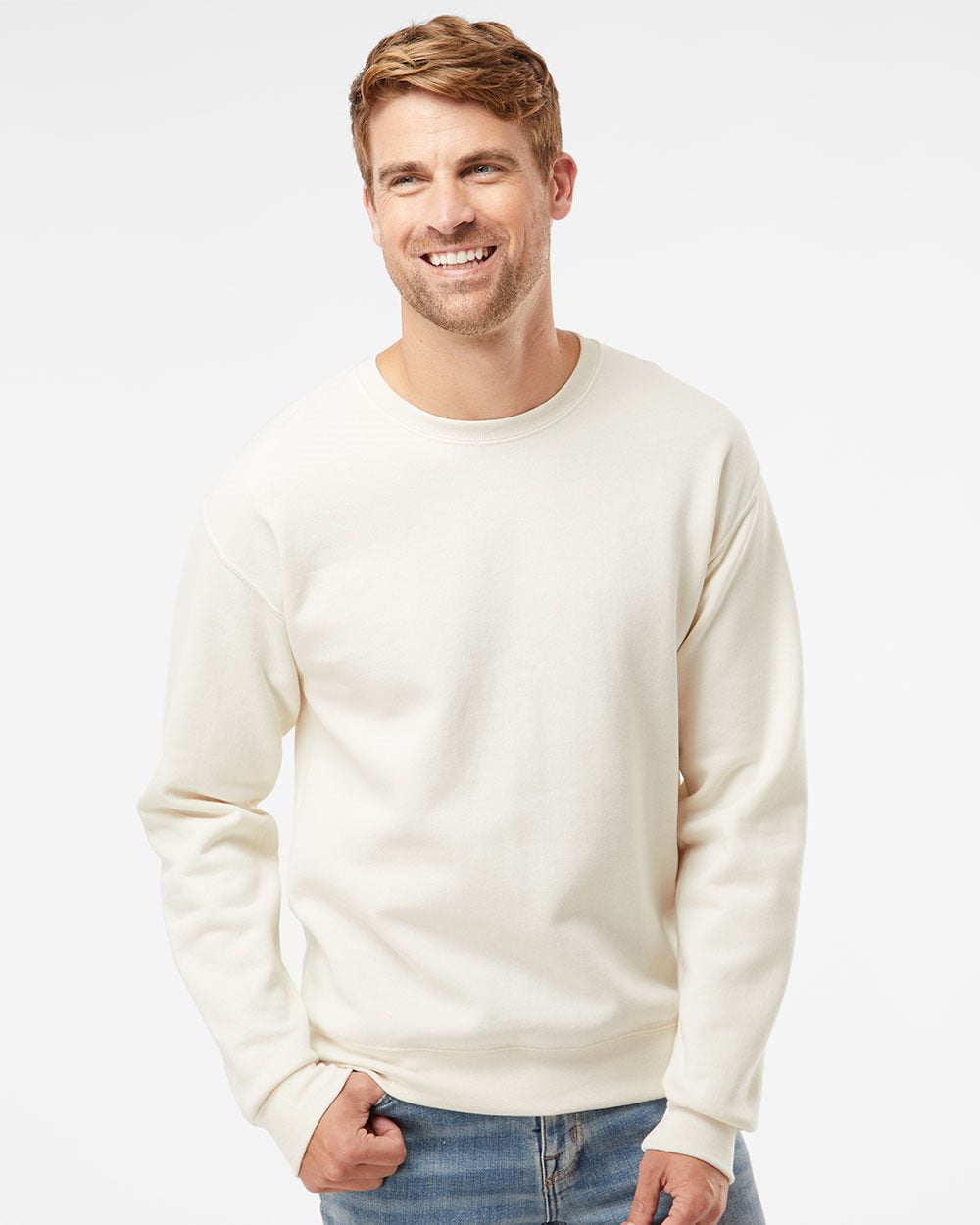 JERZEES - NuBlend Crewneck Sweatshirt - 562MR - Sandstone - Size: S 