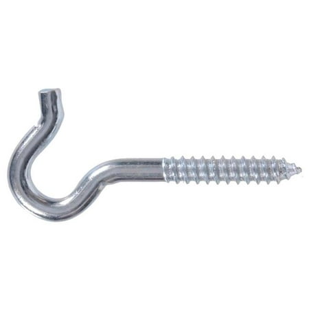 

Hillman Group 321254 Flagged - Heavy Duty Screw Hook 0.375 x 10 in. - Pack of 5