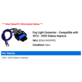 thumbnail image 2 of Fog Light Connector - Compatible with 2016 - 2020 Subaru Impreza 2017 2018 2019, 2 of 2