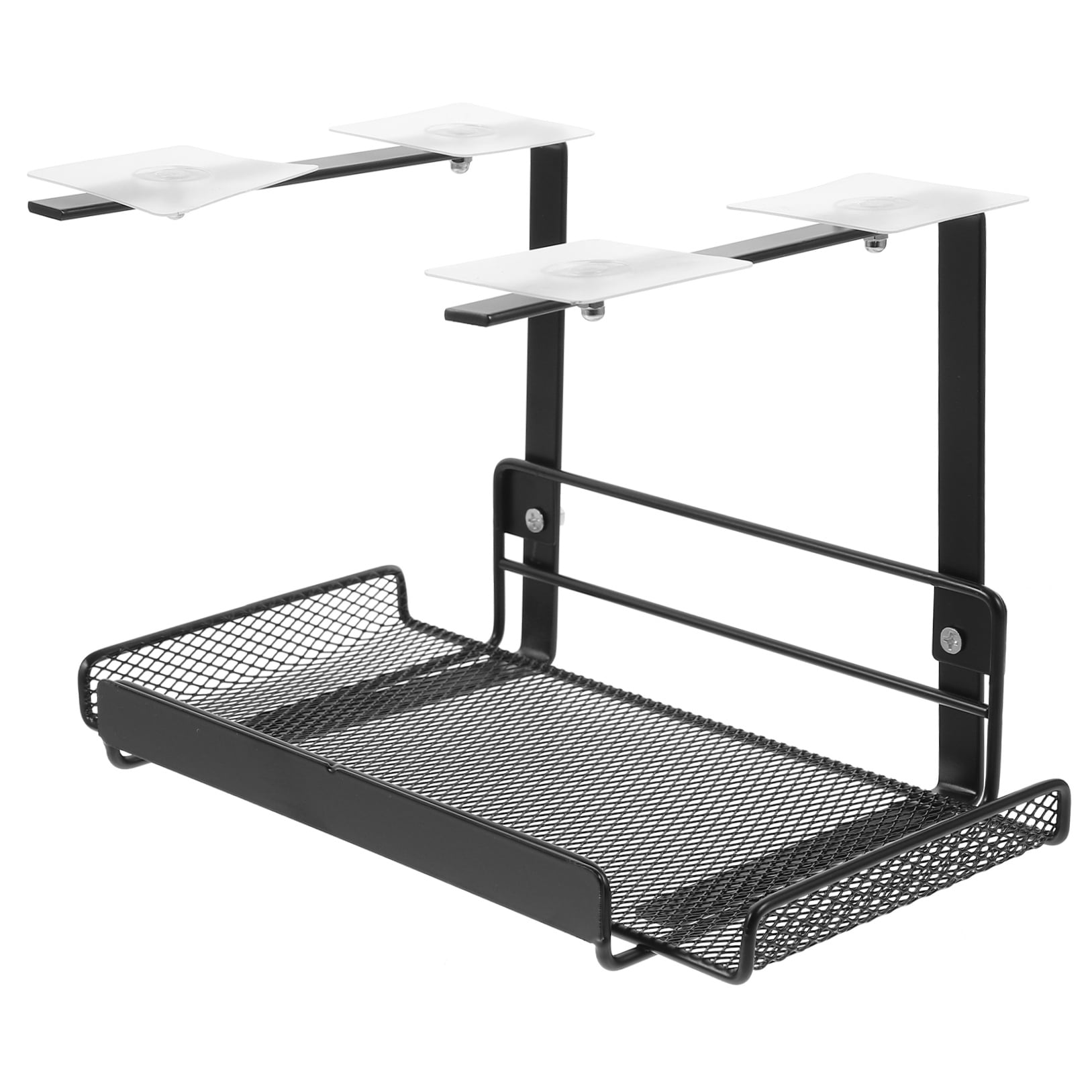 FUEENIRVA Black Under Desk Cable Management Tray, Wire Organizer Rack for Office and Home Use, 1 Pack Storage Solution