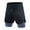 Gray, variant on Mens Athletic Running Shorts 2 Pack Quick Dry With Pocket Gym Workout Shorts For Men Mesh Swim Trunks Board Black