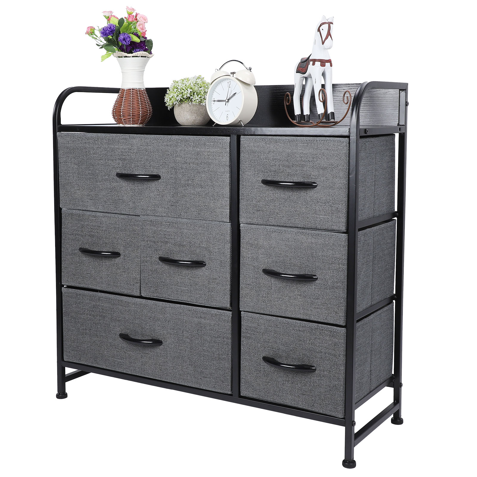 QIILU Storage Tower,Bedroom Storage Shelf,Fabric Storage Unit