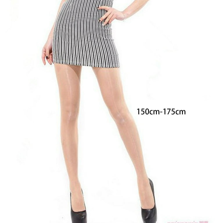 rygai Pantyhose Pearlescent Thin Solid Color See-through High Elasticity  Match Dress Skinny Glitter High Waist Lady Stockings for OL,Skin Color -  Walmart.com