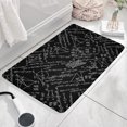 thumbnail image 3 of Math Equations Geometric Shapes Flannel Non Slip Door Rugs,Washable Door Mats Indoor,Decorative Door Mats,Dirt-Resistant and Absorbent Doormat for Entrance,Bedroom,Kitchen,Bathroom,31.5"x17", 3 of 4