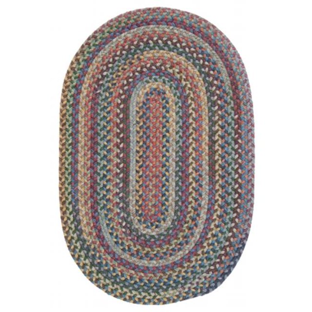 Colonial Mills Rug RU90R036X060 Rustica - Classic Multi 3 ft. x 5 ft. Braided Rug