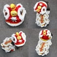 thumbnail image 5 of CawBing Year Teddy Dog Clothes Coat Winter Puppy Costume Pet Lion Dance Clothing Small Dog Dragon Party Cosplay Costume Jacket, 5 of 6