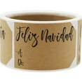 thumbnail image 2 of Natural Kraft Spanish Feliz Navidad Holiday Gift Tags | 2 x 3" Inches - 100 Pack, 2 of 10