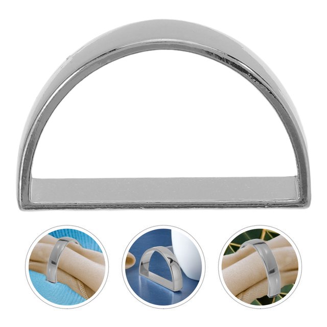 KALLORY 10Ud Servilletas Metálicos Semicirculares Para De De Comedor