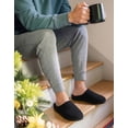 thumbnail image 3 of HomeTop Men's Two-Tone Memory Foam House Slippers, 3 of 9