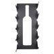 thumbnail image 1 of Estante de exhibición de botellas de vino, estante de exhibición de botellas de vino, estantes de vino de mesa de montaje en pared de 5 botellas de, 1 of 9