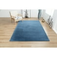 thumbnail image 5 of MDA Rug Imports Rabbit-Collection Thick Faux-Fur Area Rug Soft Blue 3'6'' X 5'6'' 4' x 6', 5 of 5